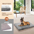 BEAUTYZOO Dog Crate Mat Pad, Soft High Resilience Foam Dog Crate Pad Kennel Pads with Soft Wavy Plush, Anti-Slip Washable Mattress for Jumbo Extra...