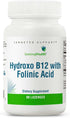 Seeking Health Hydroxo B12 with Folinic Acid - Supplement with Non-Methylated Form of Folate - Vitamin B12 Complex for Heart Health Support - 60 L...