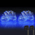 Solar String Lights, 2PACK 33ft 100 LED Blue Copper Wire Lights, Waterproof Fairy Decoration Starry String Lights - 8 Modes, Indoor/Outdoor for Ga...