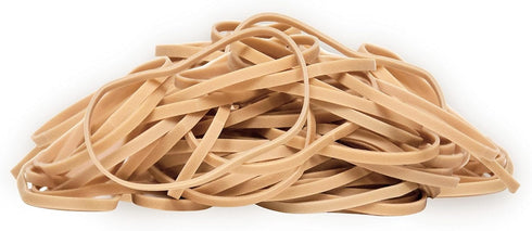 Upgrade Office Supply UPG23732PK2 Rubber Bands, Size #32 (3" x 1/8"), 4 oz. Bags (2 Pack), Natural Crepe Color, Made in USA...