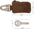 Hide & Drink, Car Key Holder with Keyring, Headphone & Charging Cables, Cash Zipper Case with Clasp, Full Grain Leather, Handmade, Swayze Suede...