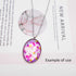 Julie Wang 10 Sets Silver Color Oval Bezel Pendant Kit with Glass Cabochon Iron Chain for Necklace Jewelry Making 40x30mm...