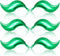 KatchOn Green Mermaid Tail Balloon - 25 Inch, Pack of 6 | Foil Curve Balloon for Garland | Mermaid Birthday Decorations...