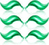 KatchOn Green Mermaid Tail Balloon - 25 Inch, Pack of 6 | Foil Curve Balloon for Garland | Mermaid Birthday Decorations...