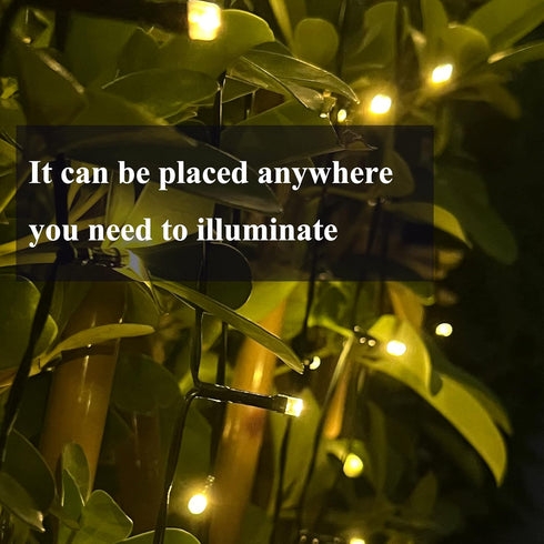 2 Pack Solar String Lights Outdoor, 200 LED Extra-Long 72FT Solar Powered Lights with 8 Lighting Modes, Waterproof Outdoor Lighting Decoration for...