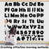 260 PCS Bulletin Board Letters for Classroom 4” Letters Combo Pack Set Classic Black Classroom Decorations Alphabet Numbers Symbols Letters for Bu...