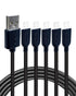 Gigastone ?5-Pack? Charging Cable for Apple Lightning Devices, 3ft Fast Charge 12W, Compatible with iPhone, iPad, Charging only, Data Sync not Sup...