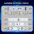 10PCS LED Strip Connectors - LED Light Connectors, 4 Pin 10mm LED Connectors for Strip Lights, LED Light Strip Connectors, LED Strip Light Connect...