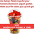Aatriet 12 oz Clear Plastic Cups with Lids - 25 Sets Dessert Parfait Cups with Dome Lids (NO HOLE), Disposable Party Cup for Fruit/Ice Cream/Cupca...