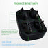 Skull Ice Cube Maker Tray 3D Silicone Ice Skull Maker for Christmas Halloween Whiskey Cocktails Juice (Black)...