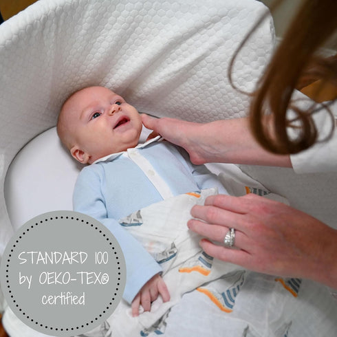 Swaddle Blanket | 100% Muslin Cotton | Gender Neutral Newborn and Baby Nursery Essentials for Girls and Boys, Registry | Sailboat Print...