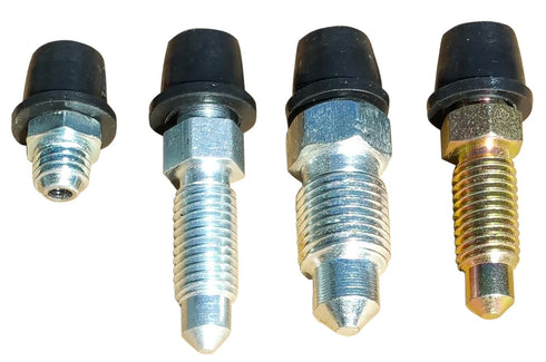 (25 Pack) Brake Bleeder Screw Caps Grease Zerk Fitting Cap Rubber Dust Cover...