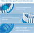 Disposable Mini Travel Toothbrushes, 5-in-1 Pre-Pasted Mini-Brush+Floss+Pick+Tongue Scraper, Prepasted On The Go Toothbrush for Travel, Portable T...