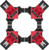 90 Degree Angle Clamps, Woodworking Corner Clip, Right Angle Clip Fixer, Set of 4 Clamp Tool with Adjustable Hand Tools (red4)...