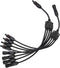 Ansxiy Solar Y Branch Connectors 1 to 4, Solar Panel Parallel Connectors Solar Panel Adapter Cable Tool Kit (M/FFFF and F/MMMM)...