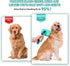 4 in 1 Dog Self-Cleaning Slicker Brush for Shedding & Grooming Long Short Haired Cats, Removes Loose Fur, Undercoat, Mats, Tangled Hair With All H...