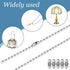 50 Pcs Replacement Blind Pull Cord Connector Ball Pull Chain Connectors Blinds Stainless Steel Bead Chain Connectors Clasps for Beaded Ball Chain ...