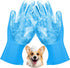 Pet Washing Gloves, Gentle Silicone Dog Bath Shampoo Shower Brush Grooming Mitts Waterproof, Massaging and Bathing Rubber Scrubber for Dogs & Cats...