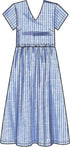 Simplicity Misses' and Women's Tiered Dress Packet, Code 9265 Sewing Pattern, Sizes XXS-XXL, White...