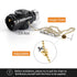 DiCUNO UL Listed E26 to 2 Polarized Outlet Socket Adapter, Pull Chain Switch Control Light Bulb, Standard (Medium) E26 Base to 2-Prong Outlet Plug...