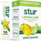 Stur Electrolyte Hydration Powder | Lemon Lime | High Antioxidants & B Vitamins | Sugar Free | Non-GMO | Daily Hydration & Workout Recovery | Keto...