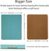 MelVan PU Leather Mouse Pad with Stitched Edge, Wood Mouse Pad, Waterproof Gaming Mouse Pad Mat for Computers, Laptop, Office & Home, 10.2" x 8.3"...