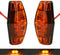 NEWSUN® 2Pcs of Amber DOT Approvaled Premium Clearance Lights, LED Trailer Side Marker Lights, Fender Marker Lights Waterproof, Ideal for Trailers...