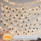 Decute 100 LED 50 Photo Clips String Lights Holder 33FT Starry Fairy Lights for Hanging Pictures Cards Memos USB Powered with Switch Perfect for B...