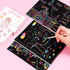 8 Pack Scratch Arts Drawing Notebook Paper for Kids Art Supplies, Large Rainbow Scratch and Sketch Books Set for Kids Party Favors...