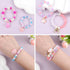 900pcs Mermaid Bracelet Making Kit for Girls with Pearl Beads Starfish Shell Girls Pink& Purple Mermaid Butterfly Beads for Jewelry Making Assorte...