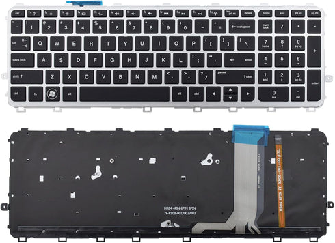 Laptop Backlit Keyboard Replacement Compatible with HP Envy 15-J000 15T-J100 15Z-J100 15-Q 15T-Q 17-J 17T-J000 17T-J100 M7-J.Touchsmart M6-N US La...