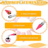 Blulu 16 Pcs Wax Head Tips Rhinestone Picker Tool Rhinestones Replacement Diamond Painting Tips for Nail Dotting Pen to Pick up Nail Gem Jewelry, ...