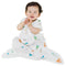Muslin Cotton Toddler Sleeping Sack Bag, 0.5 Tog baby Lightweight Wearable Blanket for boy and girl (L, Forest)...
