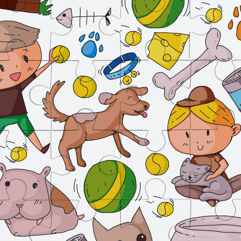 10 Sheets Blank Puzzle, 3.9 x 5.9 Inch Blank Jigsaw Puzzles Blank Puzzles 24 Pieces a Sheet All White Puzzle DIY Puzzle for Activity Wedding Birth...