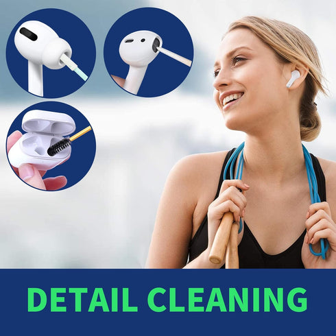 Phone Cleaning Kit, Phone Screen Cleaner, Cleaning Kit for iPhone Cell Phone Airpod, Cleaner Kit for iPhone Speaker Charging Port Cleaning Tool, E...
