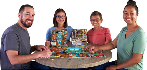 RoseArt - My Happy Place - Man Cave - 750 Piece Jigsaw Puzzle for Adults...