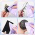 10 Pcs Microfiber Cleaning Cloth with Open Pouch and Hanging Ring Cute Marble Design Microfiber Cloth Soft Glasses Cleaner Cloth for Eyeglasses Ca...