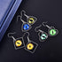 DROLE 100Pcs 12mm Assorted Eye Covered Cabochons Flatback Cabs Animal Doll Evil Eye Cabochon for DIY Crafts Jewelry Making...