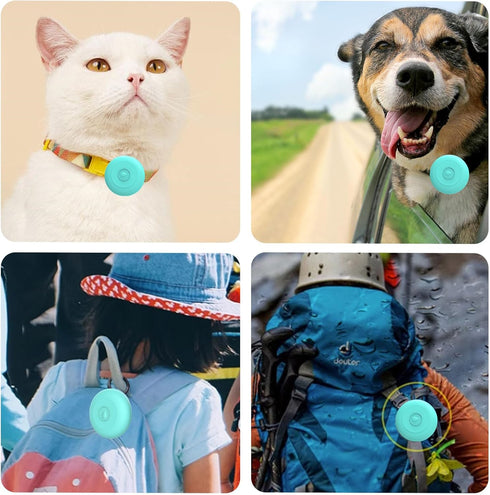 Airtag Dog Collar Holder Waterproof, Hidden Silicone Waterproof Airtag Case for Pet Cat Dog GPS Tracker, Anti-Lost Waterproof Airtag Holders Compa...