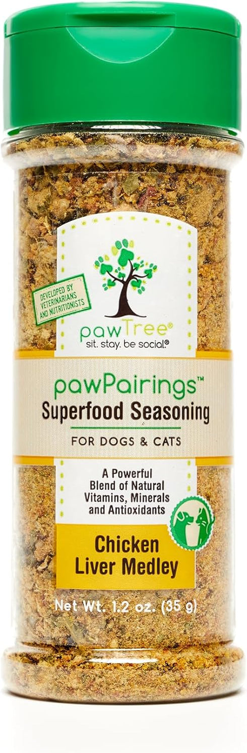 pawTree Healthy Food Toppers for Dogs & Cats - Appetite Booster with Freeze-Dried Proteins. Delicious Pet Food Seasonings and Flavor Enhancer for ...