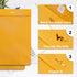 6x9 Clasp Envelopes - 20 Pack, Goefun Manila Envelopes 6x9, 100GSM Heavy Kraft Paper, Brown Yellow Mailing Envelopes 6x9...