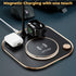 Led Desk Lamp Qi Wireless Charger – 3 in 1 Wireless Charger for Smartphone Smartwatch & Earphones – 15w Qi Wireless Fast Charger – Unique 360? Uni...