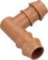 Drip Irrigation Fittings Kit for 1/2 inch Tube (0.600”ID), 24 Pieces Drip Irrigation Parts Set - 6 Tees, 6 Couplings, 6 Elbows, 6 End Caps, Drip L...