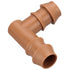 18 Pieces Drip Irrigation Fittings Elbow Connectors for 1/2" Tubing, Barbed Elbows Drip Parts for 1/2 Inch Irrigation Tubing(0.600" ID), Drip Line...