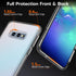 Rayboen for Samsung Galaxy S10E Case with 2X Soft Screen Protector, Crystal Clear Hybrid Designed Protective Shockproof Slim Phone Cover for Galax...