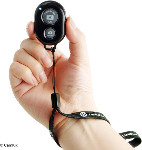 CamKix Universal 3in1 Camera Lens and Bluetooth Shutter Remote Kit for Smartphones, Including Bluetooth Camera Shutter Remote, Fish Eye, 2in1 Macr...