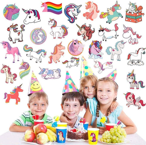 Unicorn Stickers 50pcs, Cute Girls Stickers Pack for Laptop Water Bottle Hydroflask Book Gifts Bag, Vinyl Waterproof Decals Rainbow Unicorn Decora...