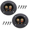 Loudspeaker Junction Box 4 inch Round 2-Way Speaker Wiring Cup for car/DIY Home Stereo Kits(2pieces...