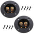 Loudspeaker Junction Box 4 inch Round 2-Way Speaker Wiring Cup for car/DIY Home Stereo Kits(2pieces...