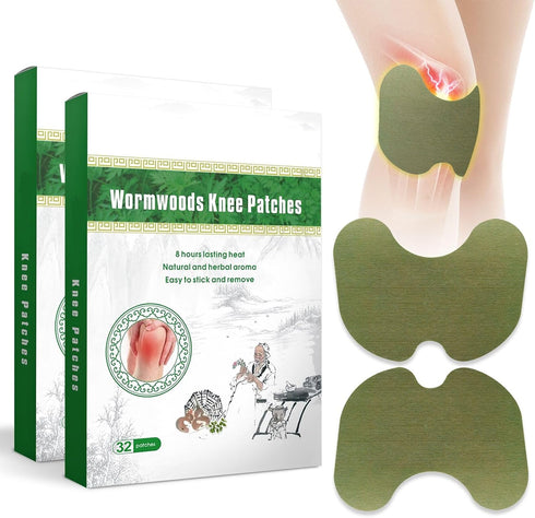 Heat Knee Patches 64 Count, Warming Herbal Plaster Patch, Natural Patches for Knee, Back, Shoulder, Neck- Fast Acting & 8 Hour Long Lasting Heat...